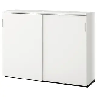 GALANT cabinet with sliding doors, white, 160x120 cm