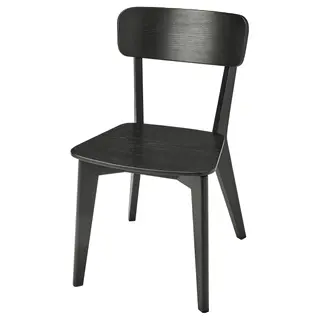 LISABO chair, black, Width 46 x Depth 51 x Height 80 cm