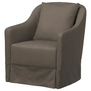 NORDKROKEN cover for rocking/swivel armchair, Gransel grey-brown