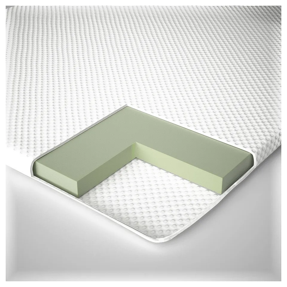 NORDBERGET Mattress pad, white, 180x200 cm