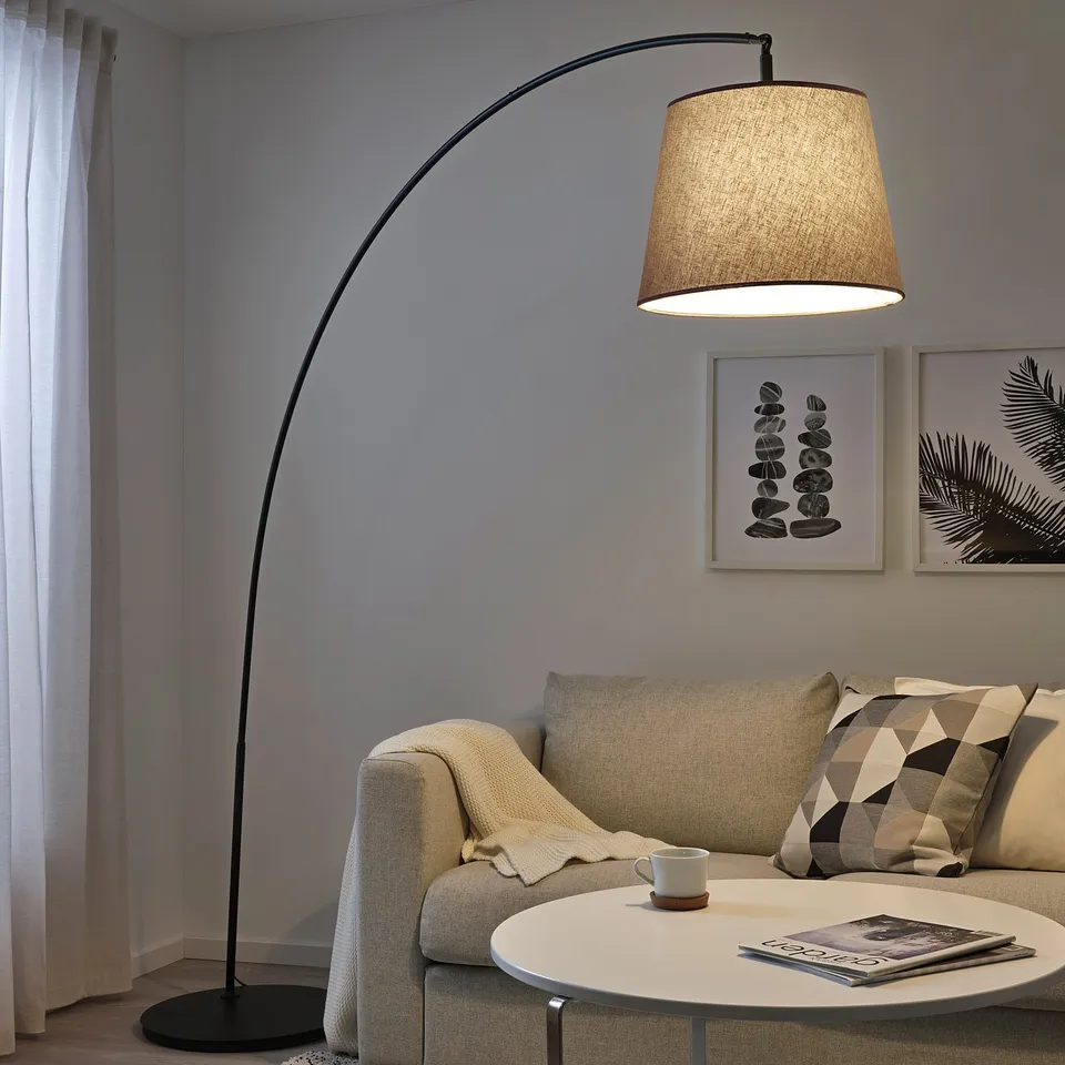 part: SKOTTORP / SKAFTET floor lamp, arched