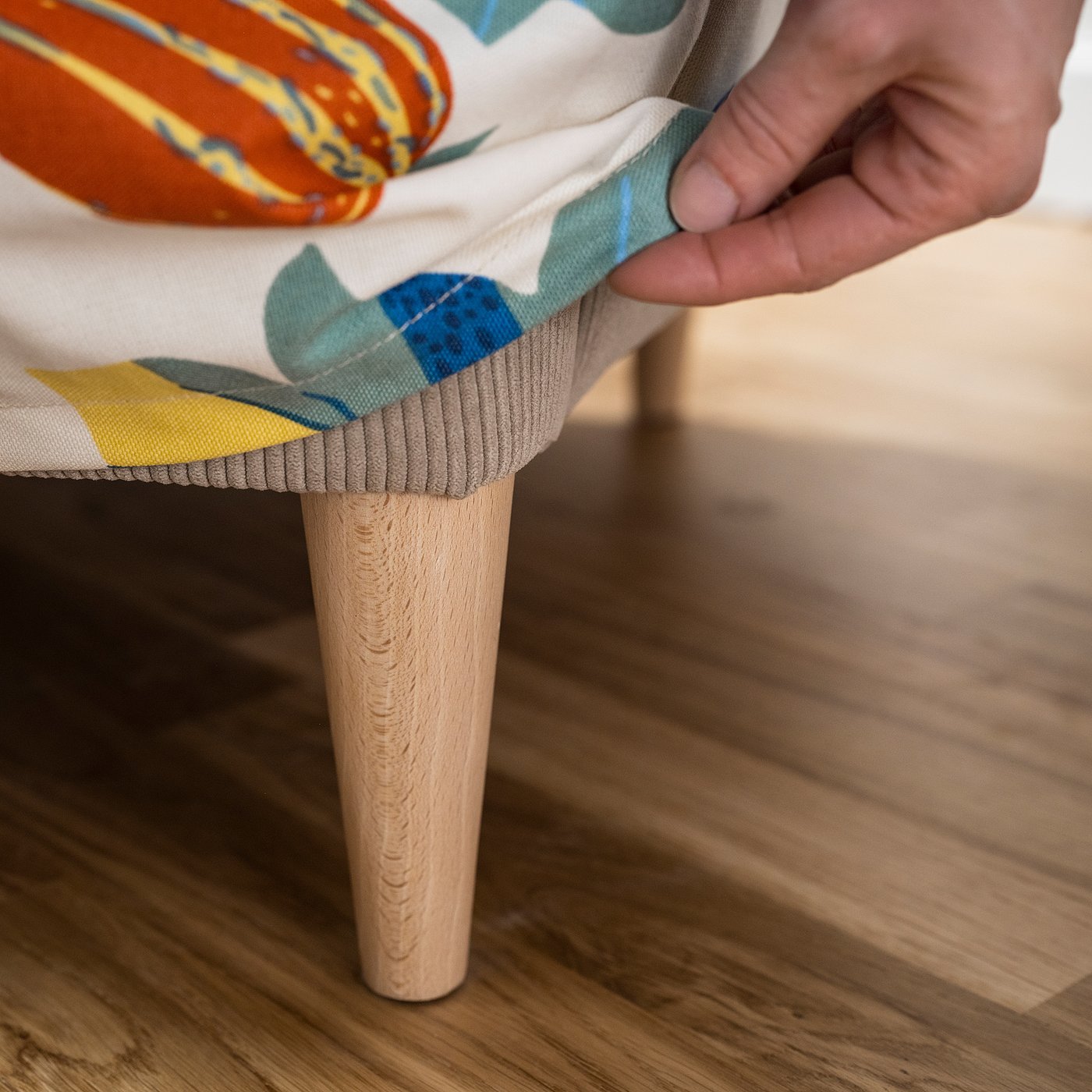 part: STRANDMON slipcover for footstool