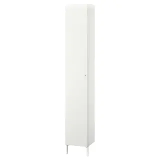 NYSJÖN high cabinet, white, 30x190 cm