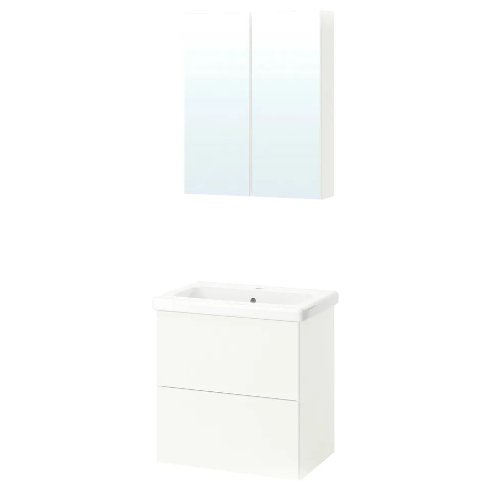 ENHET Bathroom, white, 64x43x65 cm