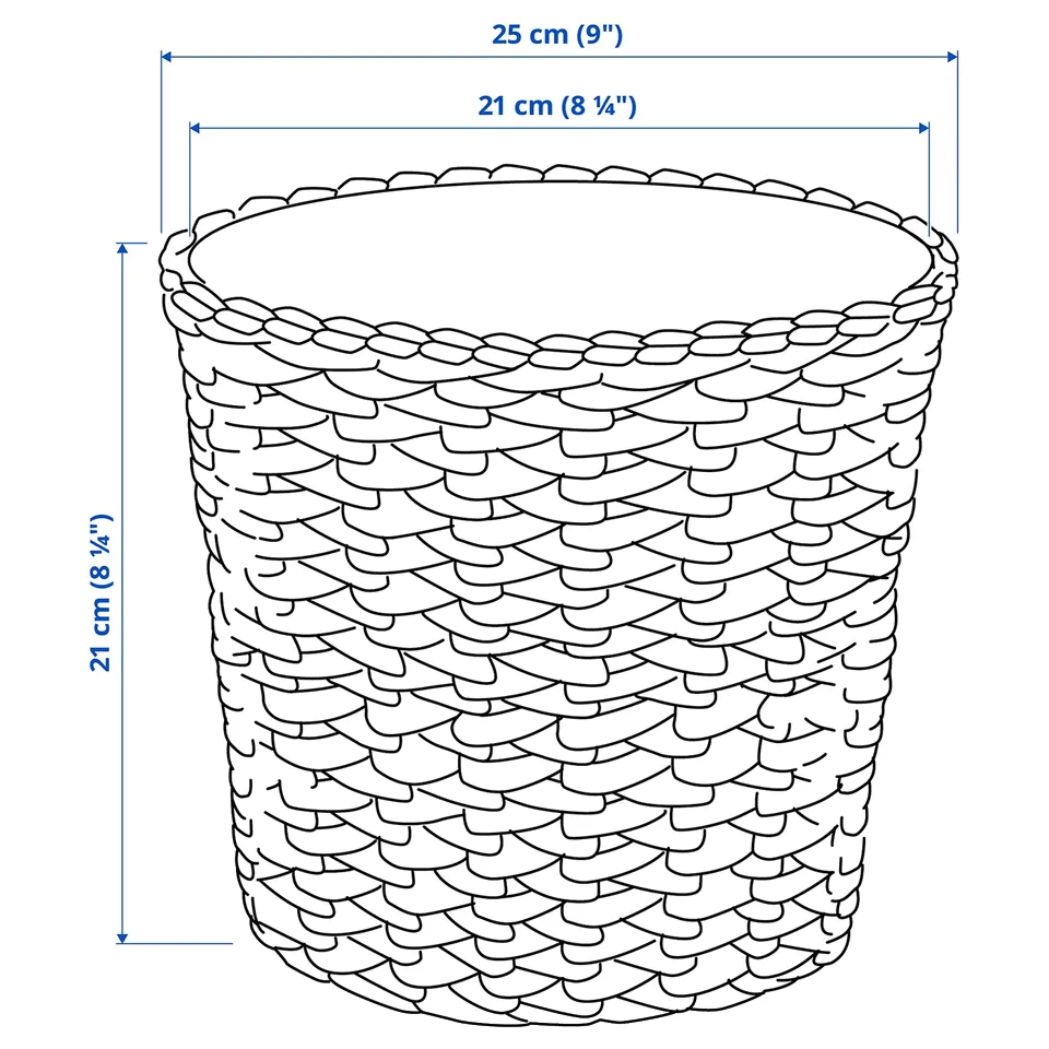 FRIDFULL Plant pot, water hyacinth, 19 cm