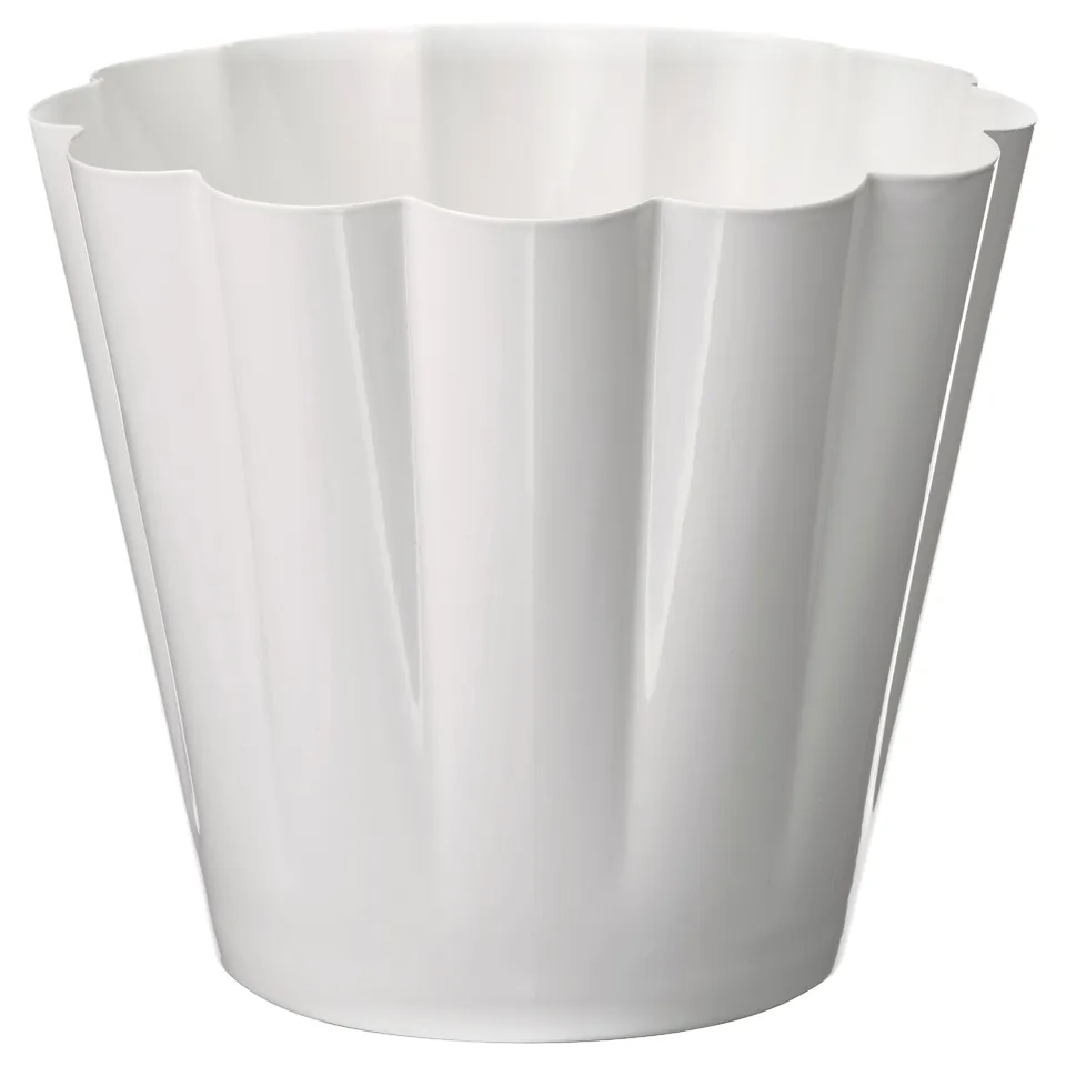 KVASTSPIREA Plant pot, in/outdoor/off-white, 12 cm