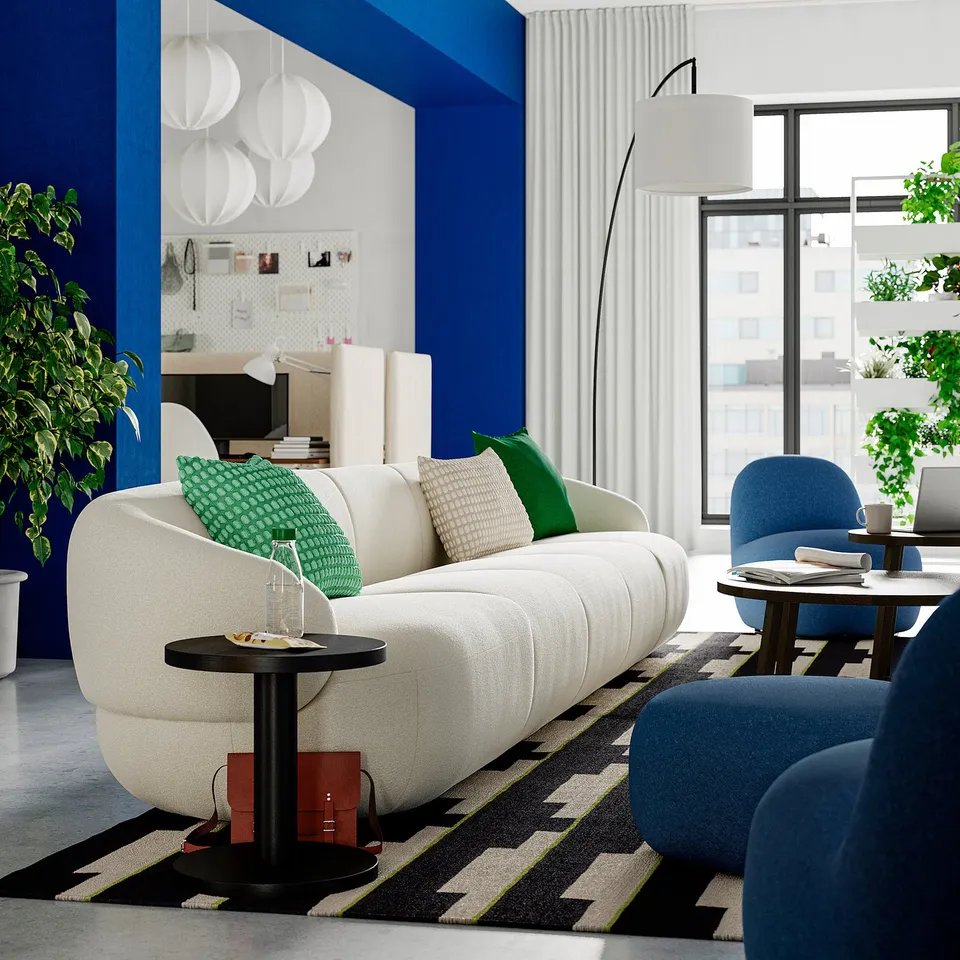 LILLESÄTER 6-seat sofa, Axvall off-white