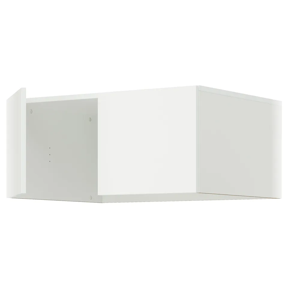 A white LASTARE shelf, rectangular, modern, with clean lines.