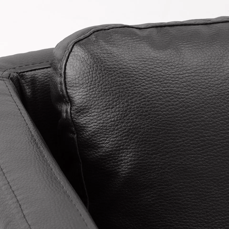 Couch corner with stitching