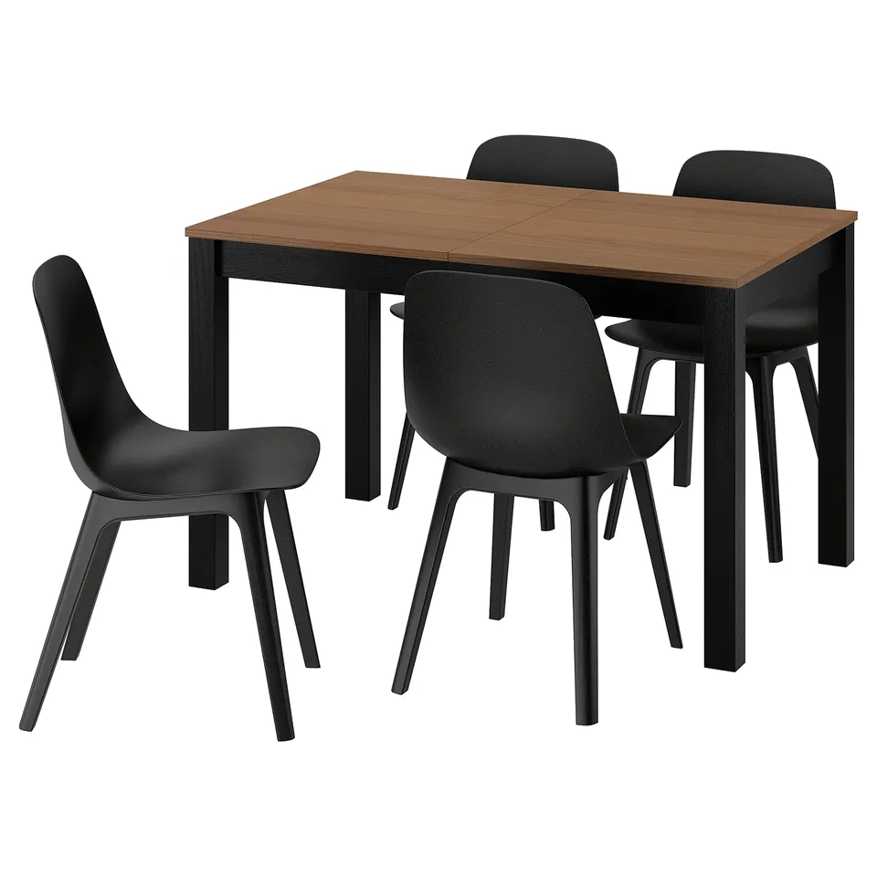 part: ÅLHULT / ODGER table and 4 chairs