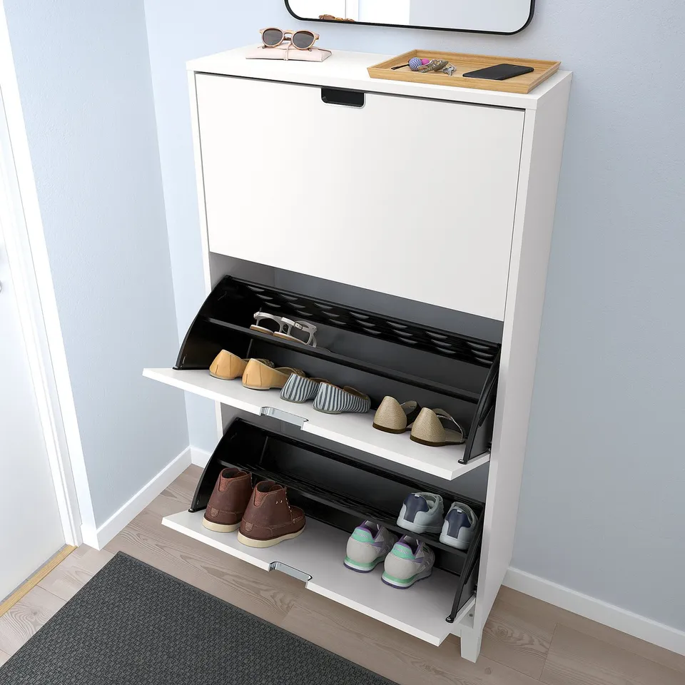part: STÄLL shoe cabinet with 3 compartments