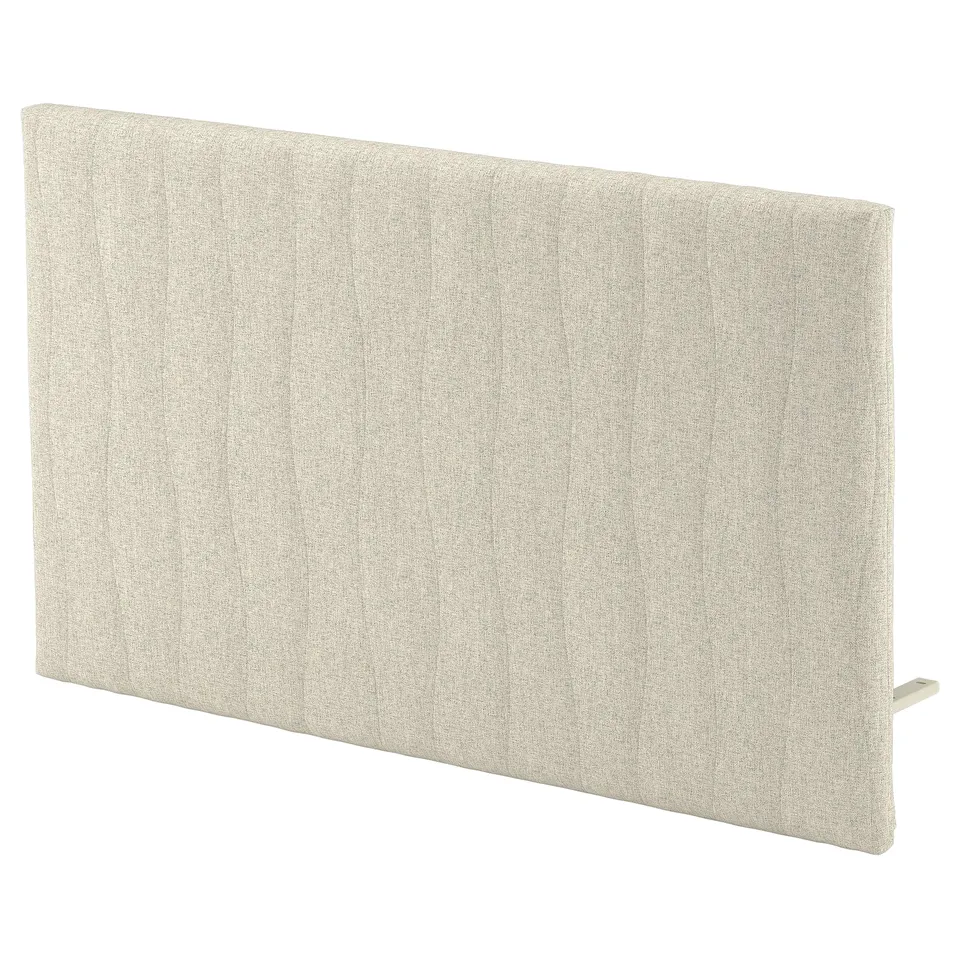 MITTZON desk screen, beige, sand ripple pattern, rectangular, attaches for privacy and sound absorption