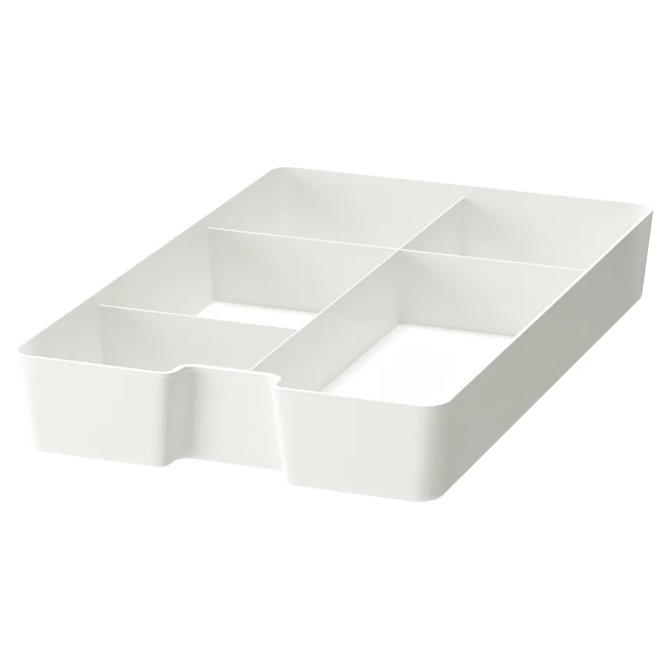 KUGGIS Insert with 5 compartments, white