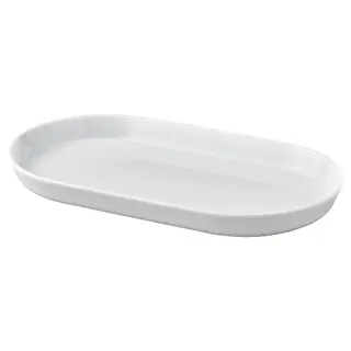 IKEA 365 + serving plate, white, 27x15 cm