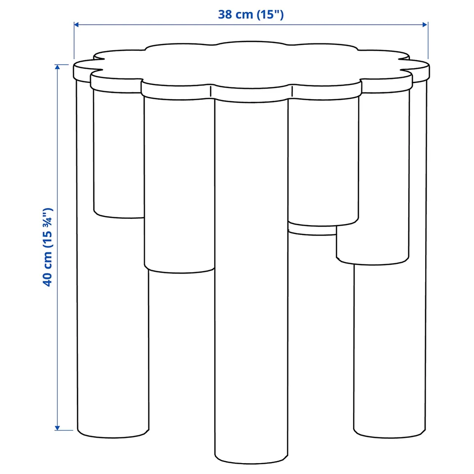Illustration with measurements for the product: KONSTRUNDA.