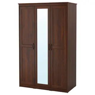 SONGESAND wardrobe, brown, Width 120 x Depth 60 x Height 191 cm