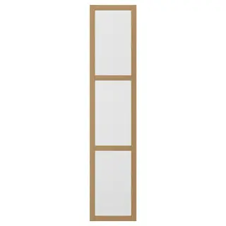 TONSTAD door, oak/veneer glass, 50x229 cm