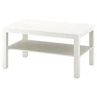 LACK coffee table, white, 90x55 cm
