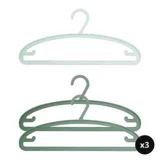 SLIBB set: hanger x3, green
