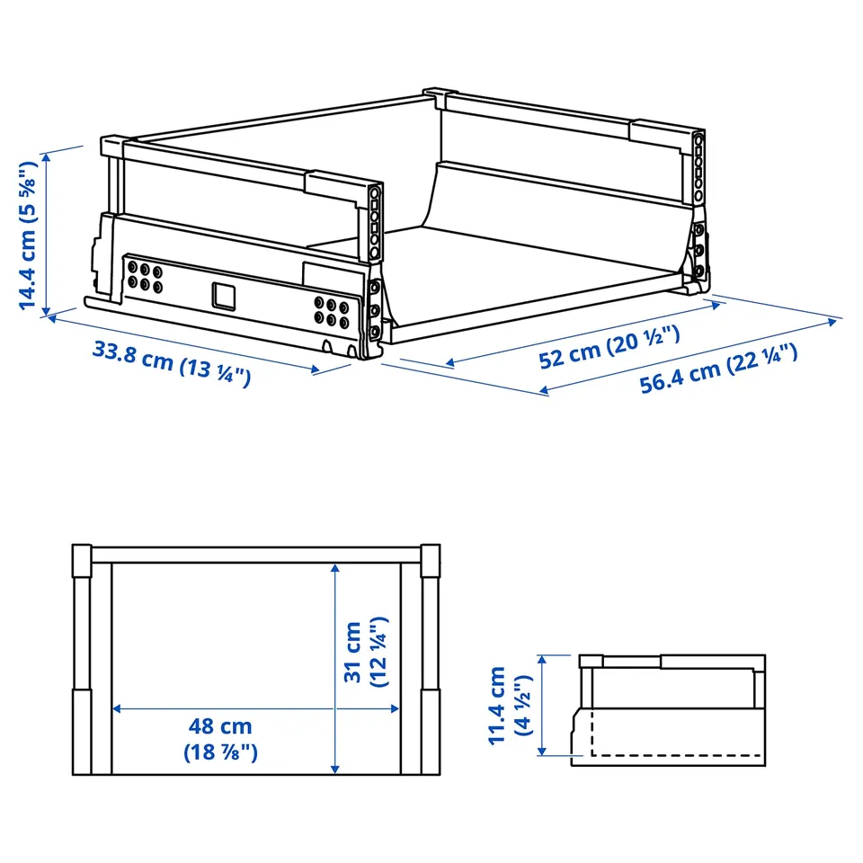 part: MAXIMERA drawer, medium