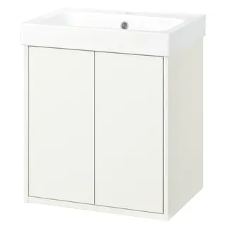 HAVBÄCK / ORRSJÖN wash-stnd w drs/deep wash-basin, white, 62x49x72 cm