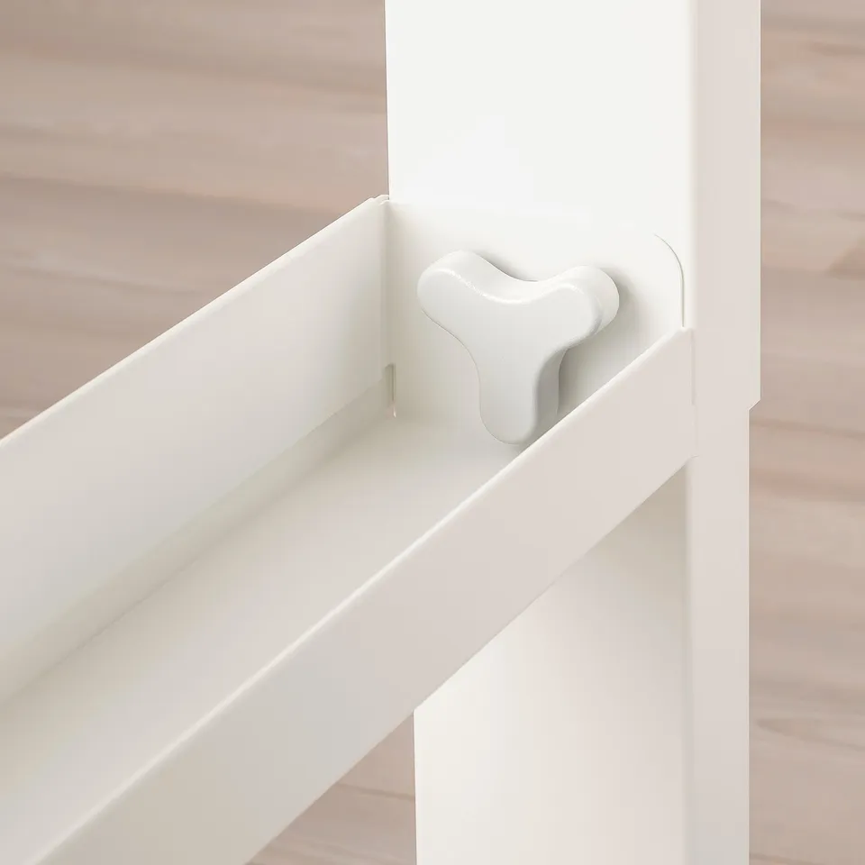 PÅHL Desk, height adjustable white, 96x58 cm