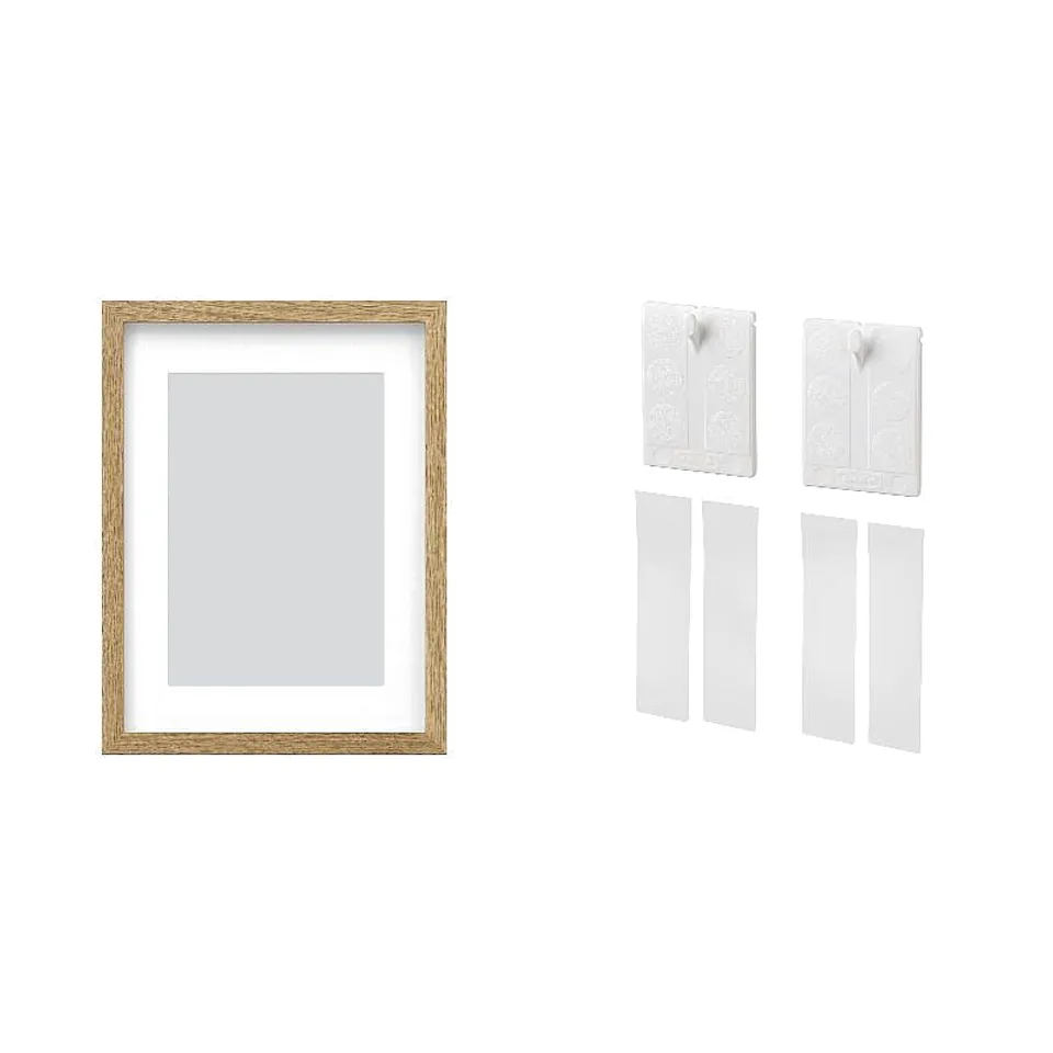 frame + adhesive hook ×2, photo 1