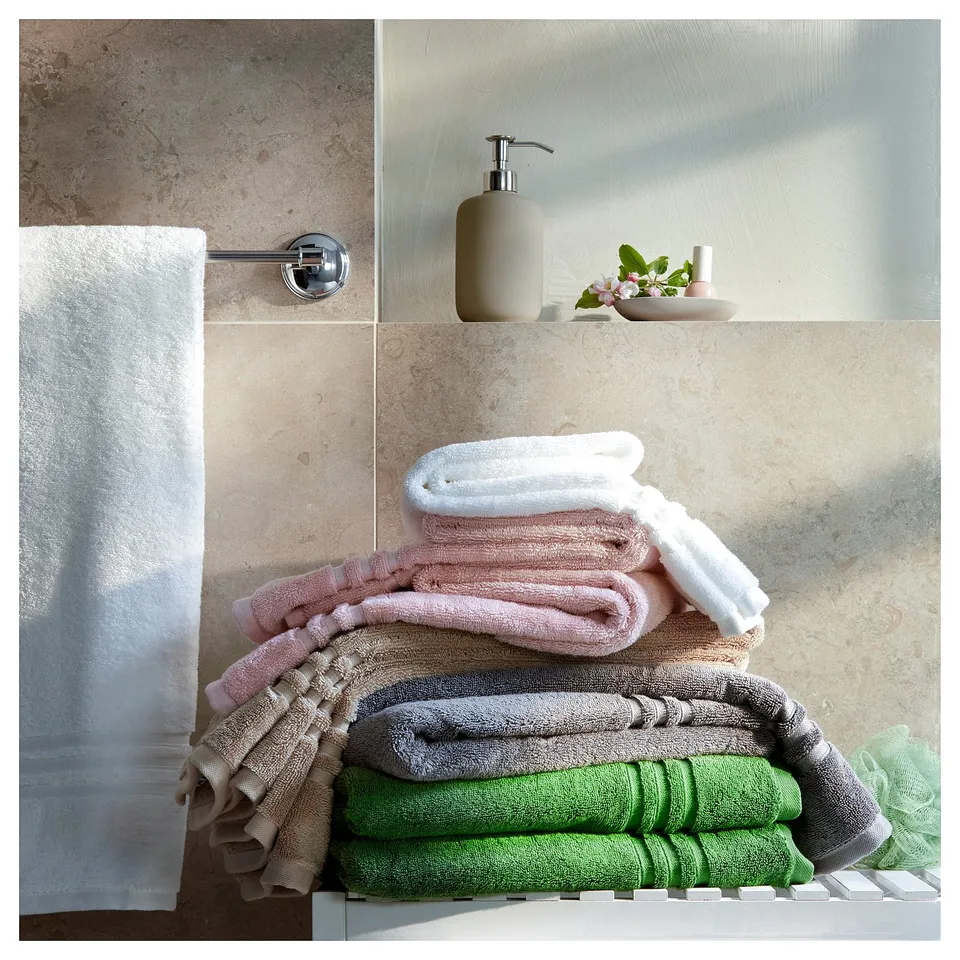 BROKGLIM Hand towel, dark blue, 40x70 cm