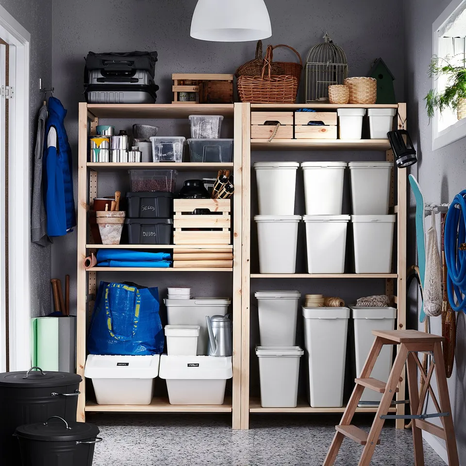 part: HÅLLBAR bin with lid