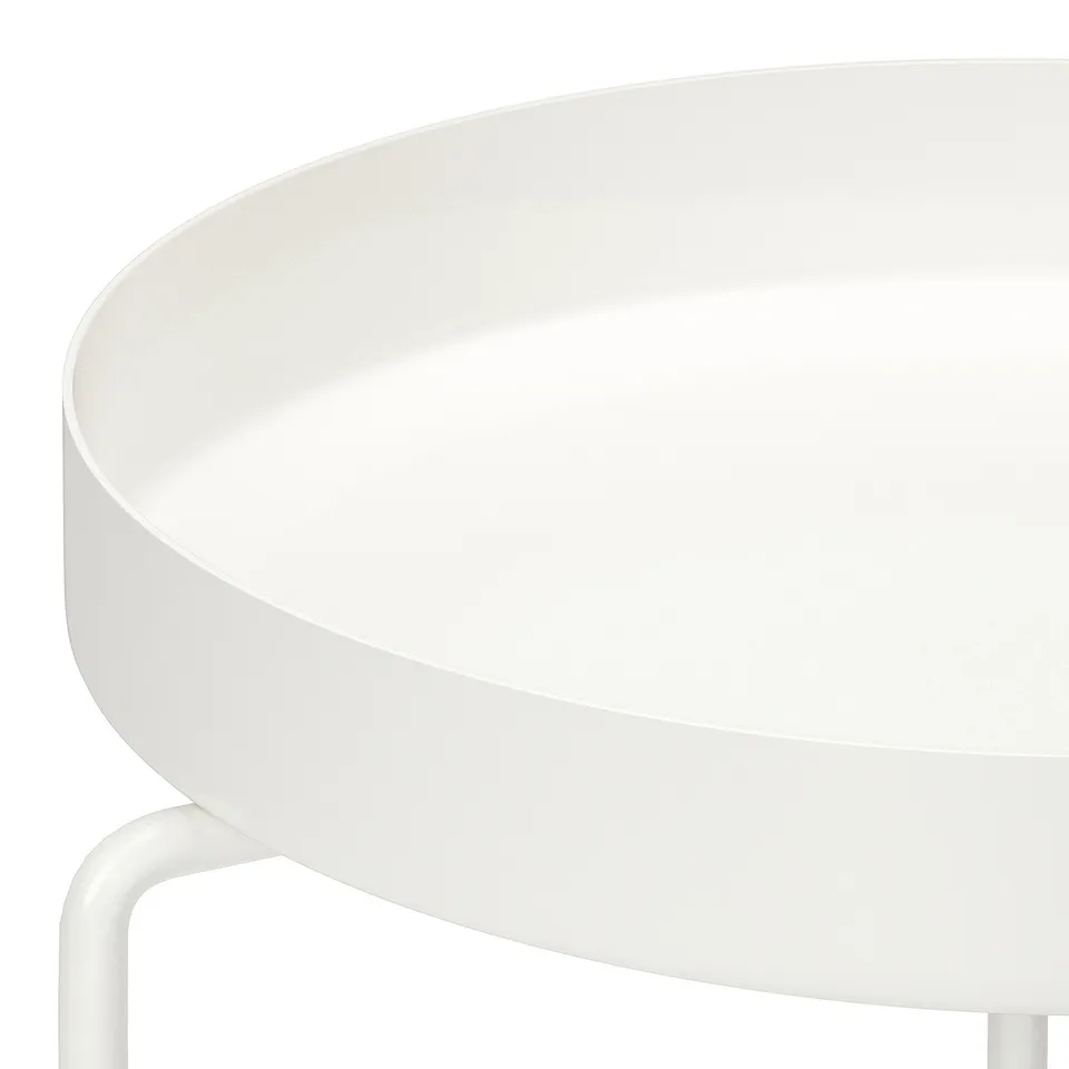 LÅNGNÄBB Plant stand, in/outdoor/white, 26 cm