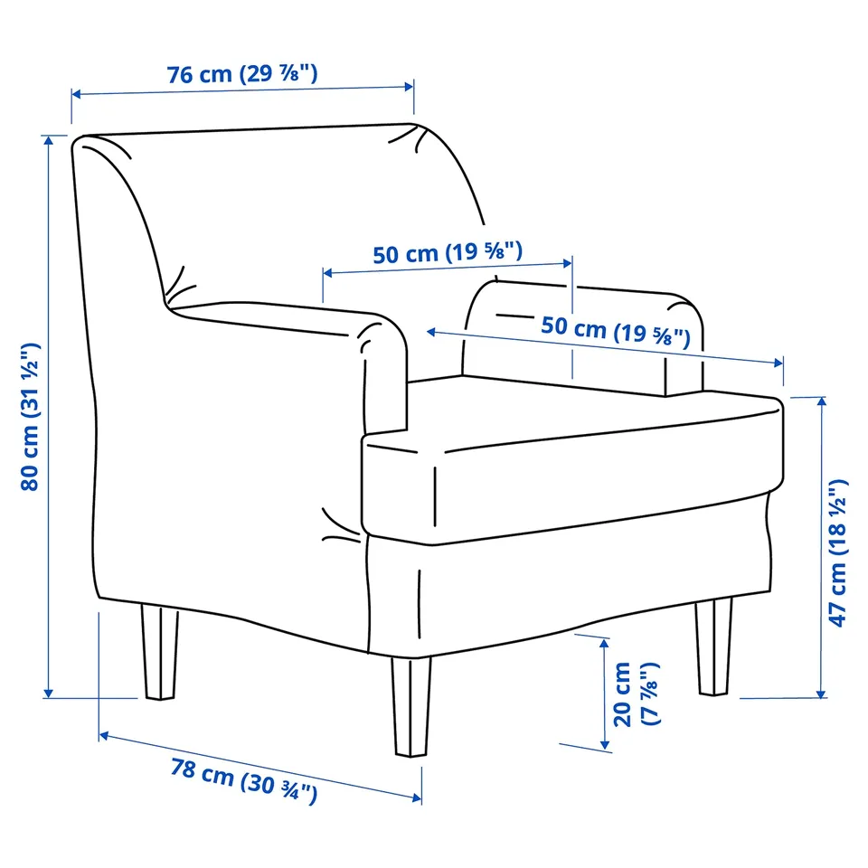 part: ROCKSJÖN armchair