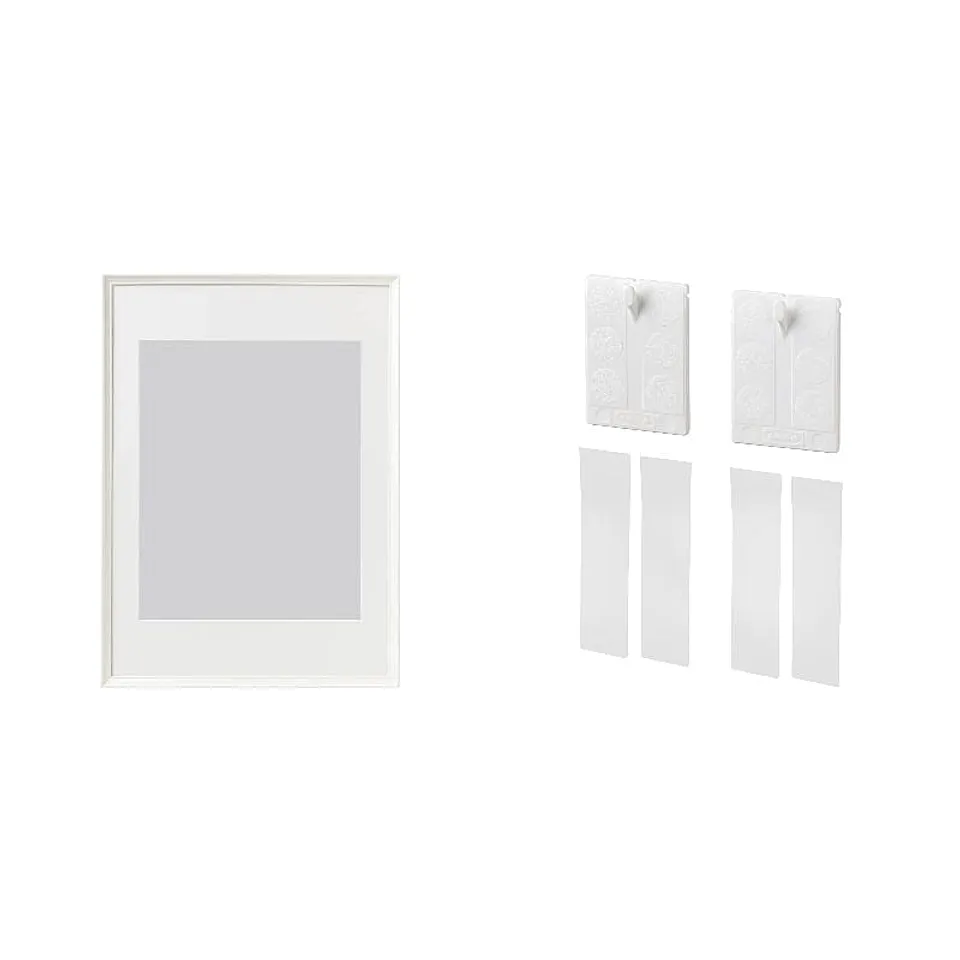 frame + adhesive hook ×2, photo 1