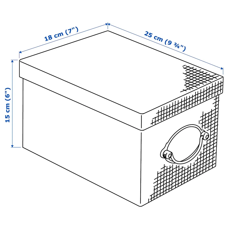 Illustration with measurements for the product: KVARNVIK.