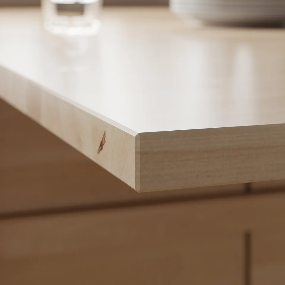 NORDEN Gateleg table, birch, 26/89/152x80 cm
