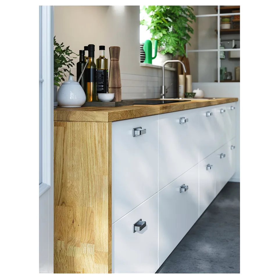 KARLBY Worktop, oak/veneer, 186x3.8 cm
