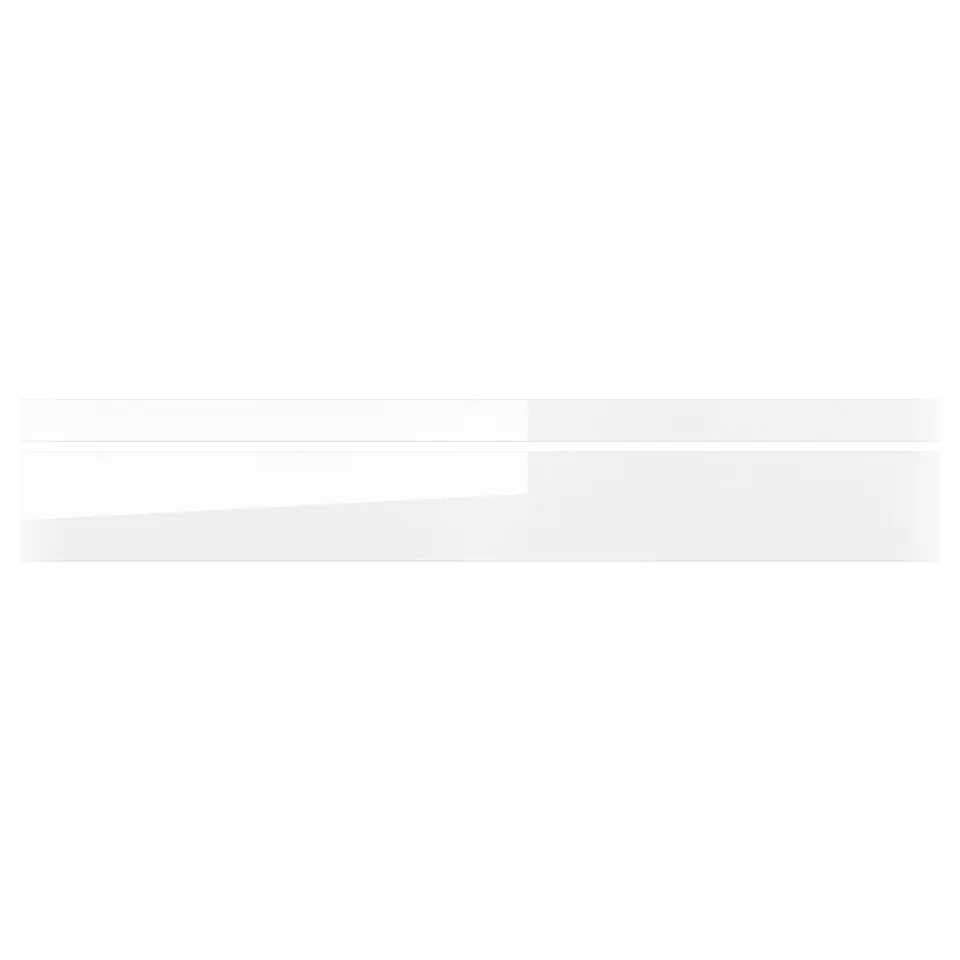 FÖRBÄTTRA Cover panel for lighting, high-gloss white, 221 cm