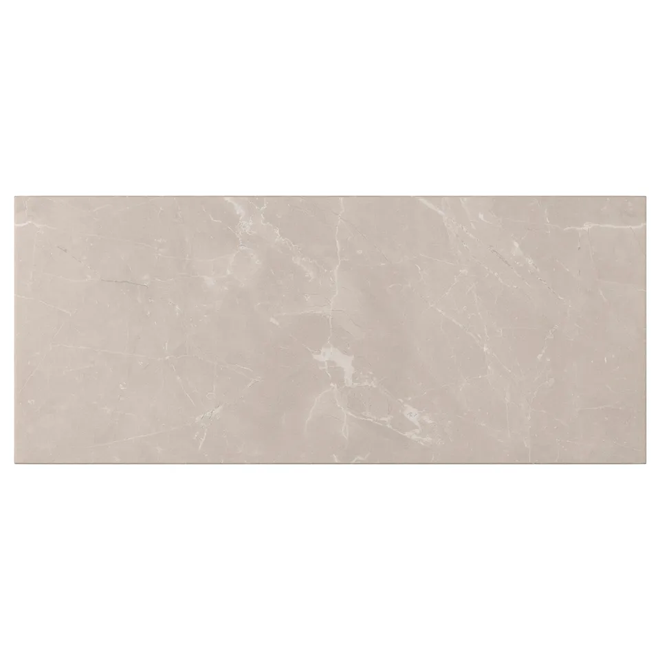 Beige marble panel, textured rectangle