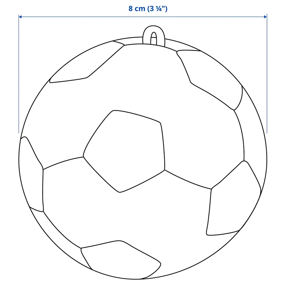 Illustration with measurements for the product: SPARKA.