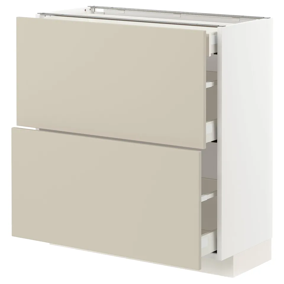 METOD kitchen unit with drawers.