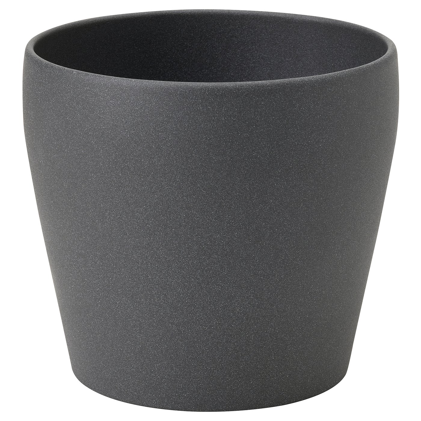PERSILLADE plant pot, dark grey, 15 cm