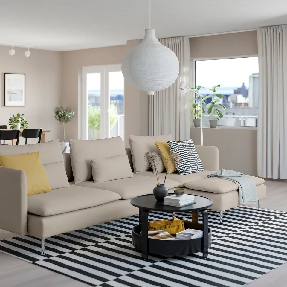 part: SÖDERHAMN 4-seat sofa with chaise longue