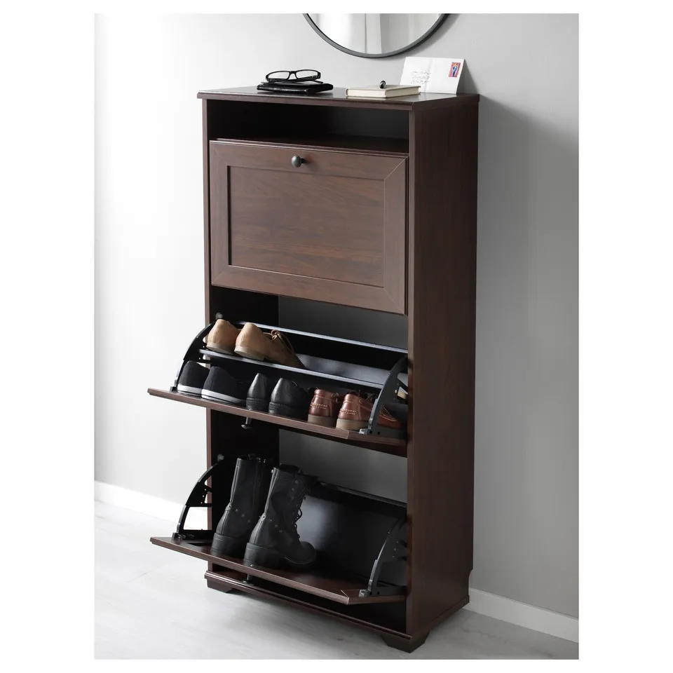 part: BRUSALI shoe cabinet with 3 compartments
