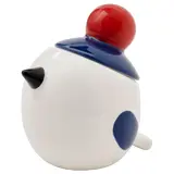 VINTERFINT bowl with lid, bird white, 7 cm