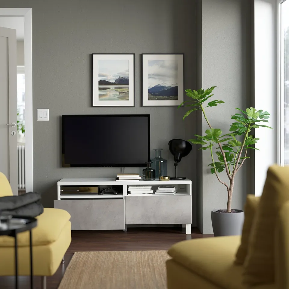 part: BESTÅ TV bench with drawers