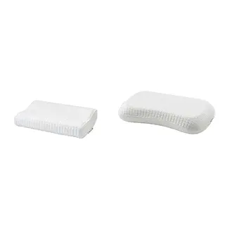 ROSENSKÄRM/KLUBBSPORRE set: ergonomic pillow, side/back sleeper + ergonomic pillow, side/back sleeper, 33x50 cm