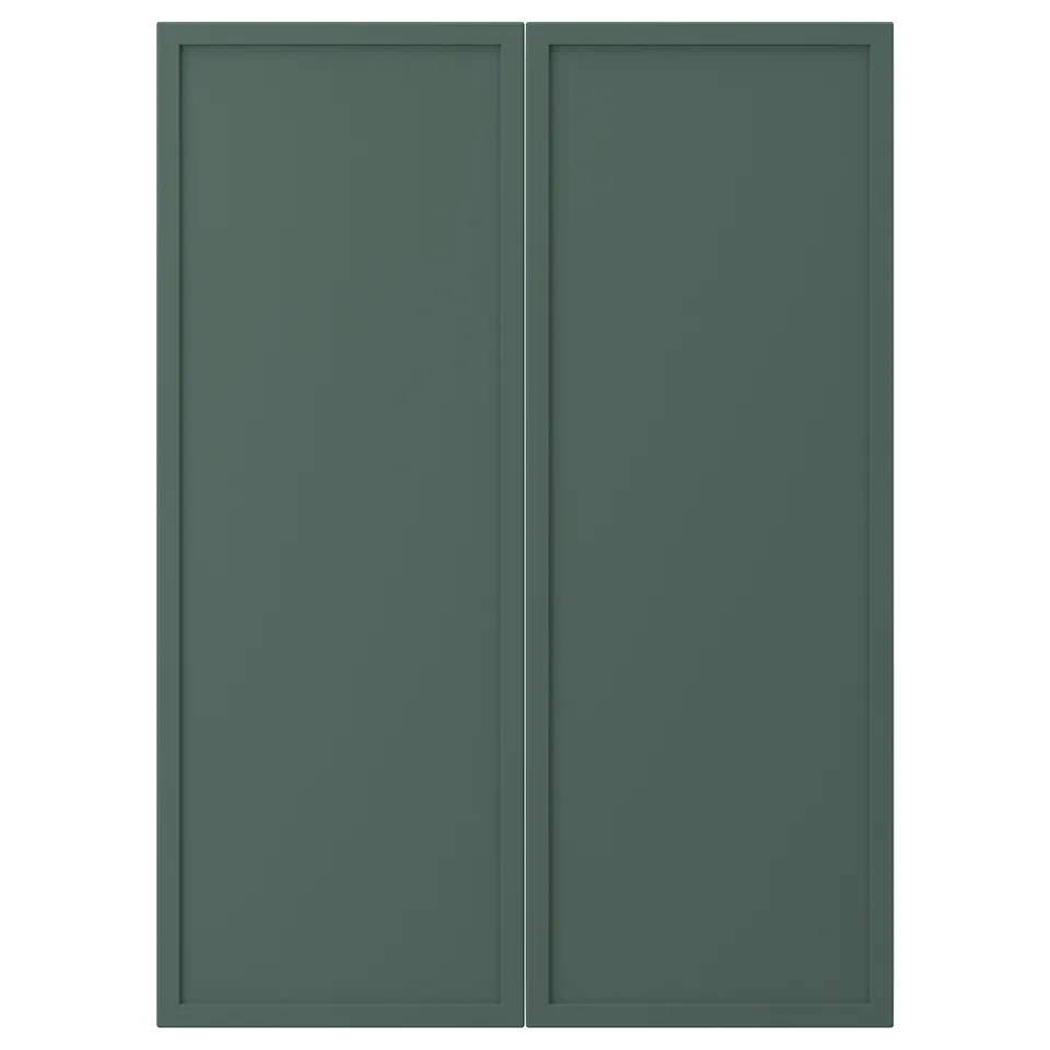 part: ASPUDDEN 2-p door f corner base cabinet set