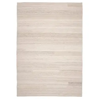 BRÖNDEN rug, low pile, handmade beige, 133x195 cm