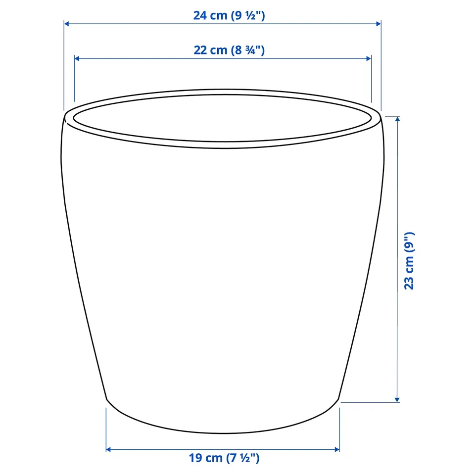 Illustration with measurements for the product: PERSILLADE.