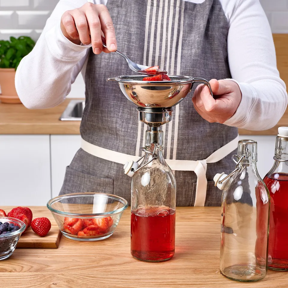 part: KORKEN strainer/funnel set of 3