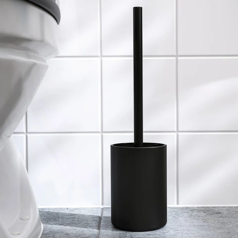 GANSJÖN Toilet brush, black